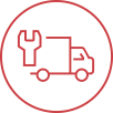 Equipped service vans