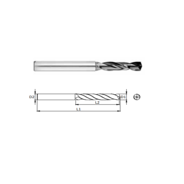Drill 3.00MMX16X57 SH3 TD TA - FBJ0501006