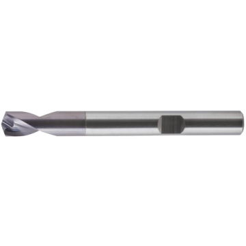 NC HPC (VHM) spot drill 142° 5 mm TiAlN, HB shank - 1005600500