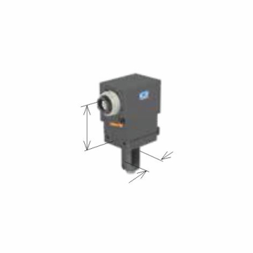 Angular driven lathe holder VDI-30 ER-25 H=55 with external cooling to DIN1809 - 99.DP.0919D