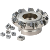 Milling set: D80mm milling cutter plus 50 steel inserts